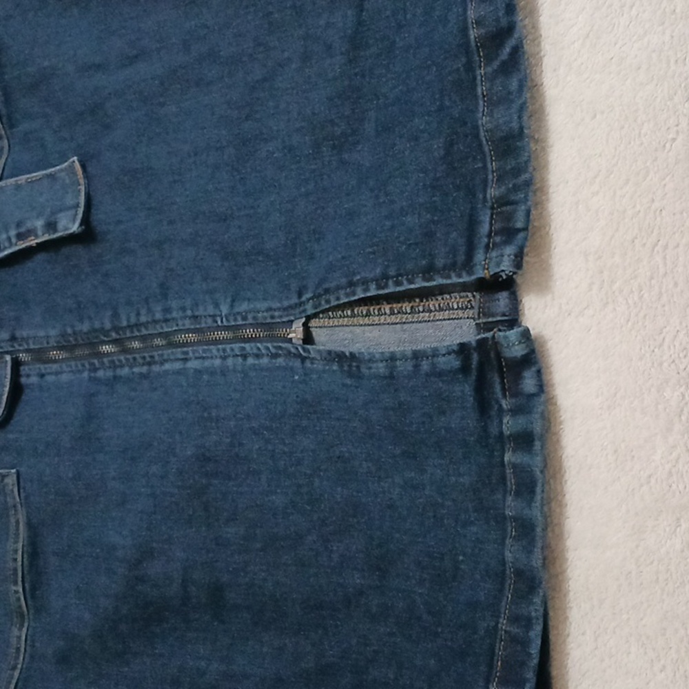 Venus Women's Dress 4 Denim Zip Closure - Picture 2 of 11